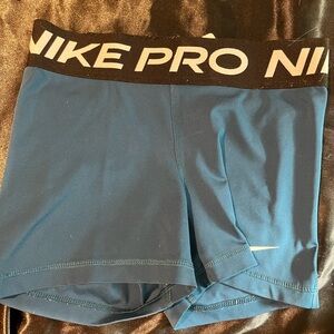 Nike Black and Blue Performance Shorts